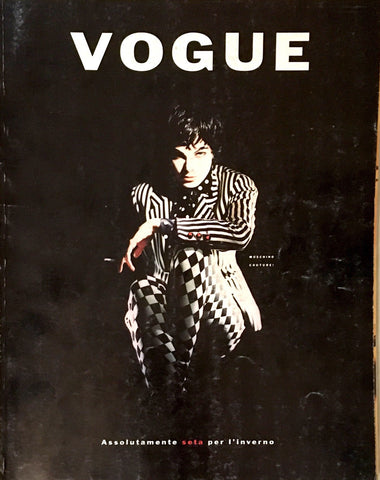 VOGUE Magazine Italia November 1989 Supplement Silk for Winter NAOMI CAMPBELL Rachel Hunter