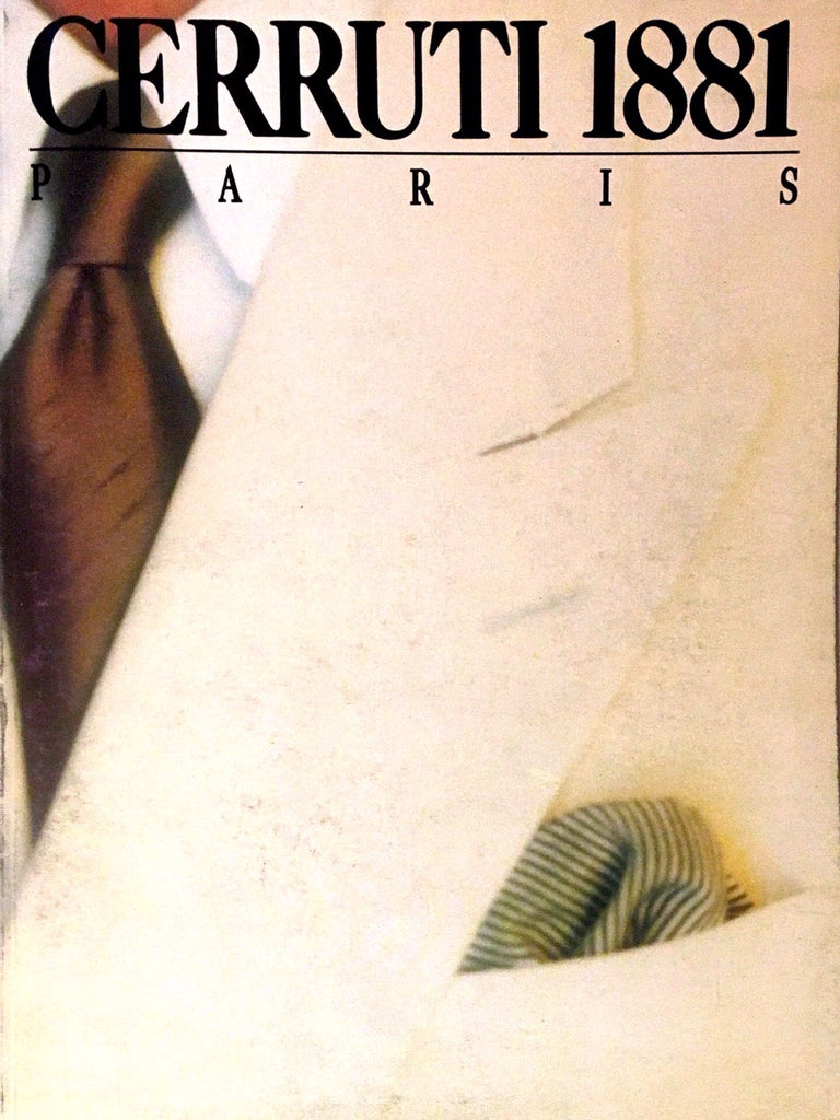 CERRUTI 1881 Catalog S/S 1992 WOLFGANG SINGER Paolo Roversi
