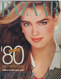 HARPER'S BAZAAR Italia Magazine 1980 BROOKE SHIELDS Carol Alt JANICE DICKINSON Bruce Weber