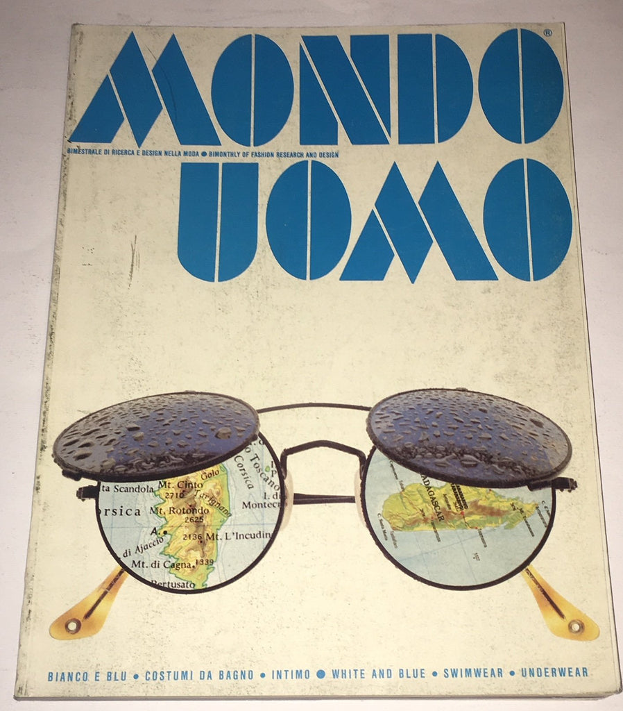 MONDO UOMO Fashion Magazine March 1988 FABRIZIO FERRI Jose Manuel Ferrater