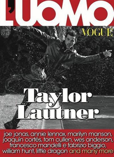 L'UOMO VOGUE Magazine 2011 TAYLOR LAUTNER Bruce Weber MARILYN MANSON Joe Jonas