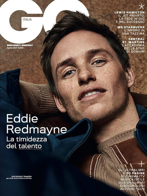 GQ Italia Magazine April 2017 EDDIE REDMAYNE Lewis Hamilton CHARLIE FRANCE
