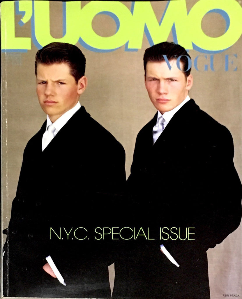 L'UOMO Vogue Magazine September 1995 BRUCE WEBER Kim Rossi Stewart CAM BANCROFT