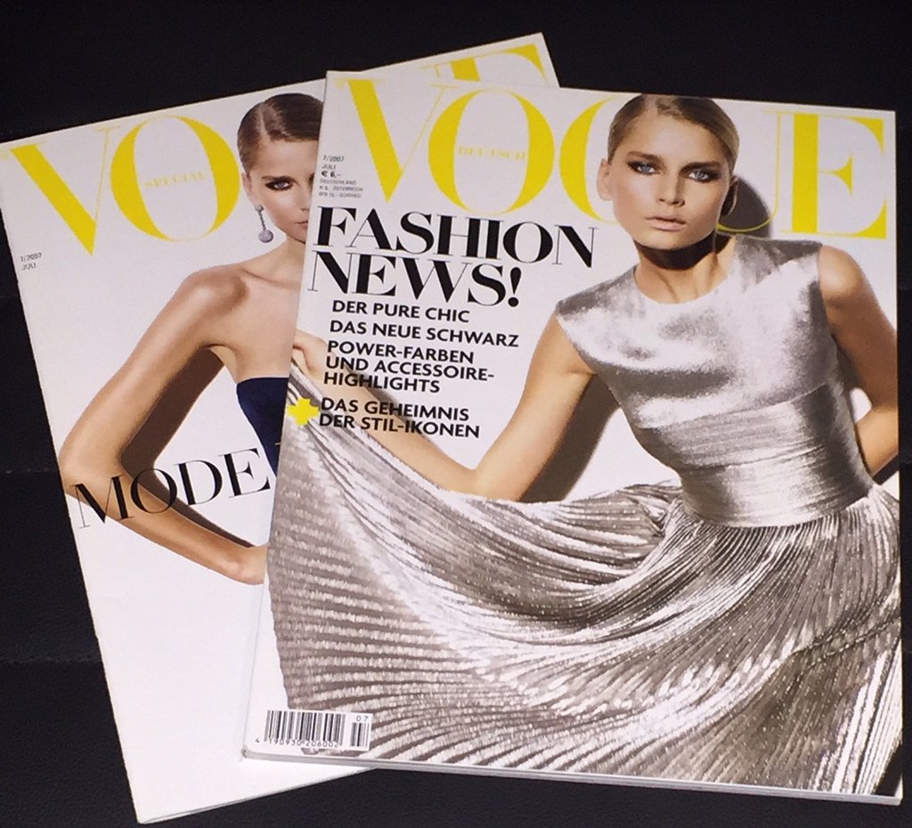 VOGUE Magazine Germany July 2007 HANA SOUKUPOVA Patricia Schmid VALA THORSTEINSON