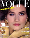 VOGUE Magazine Germany April 1986 ROSEMARY MCGROTHA Tatjana Patitz TURLINGTON