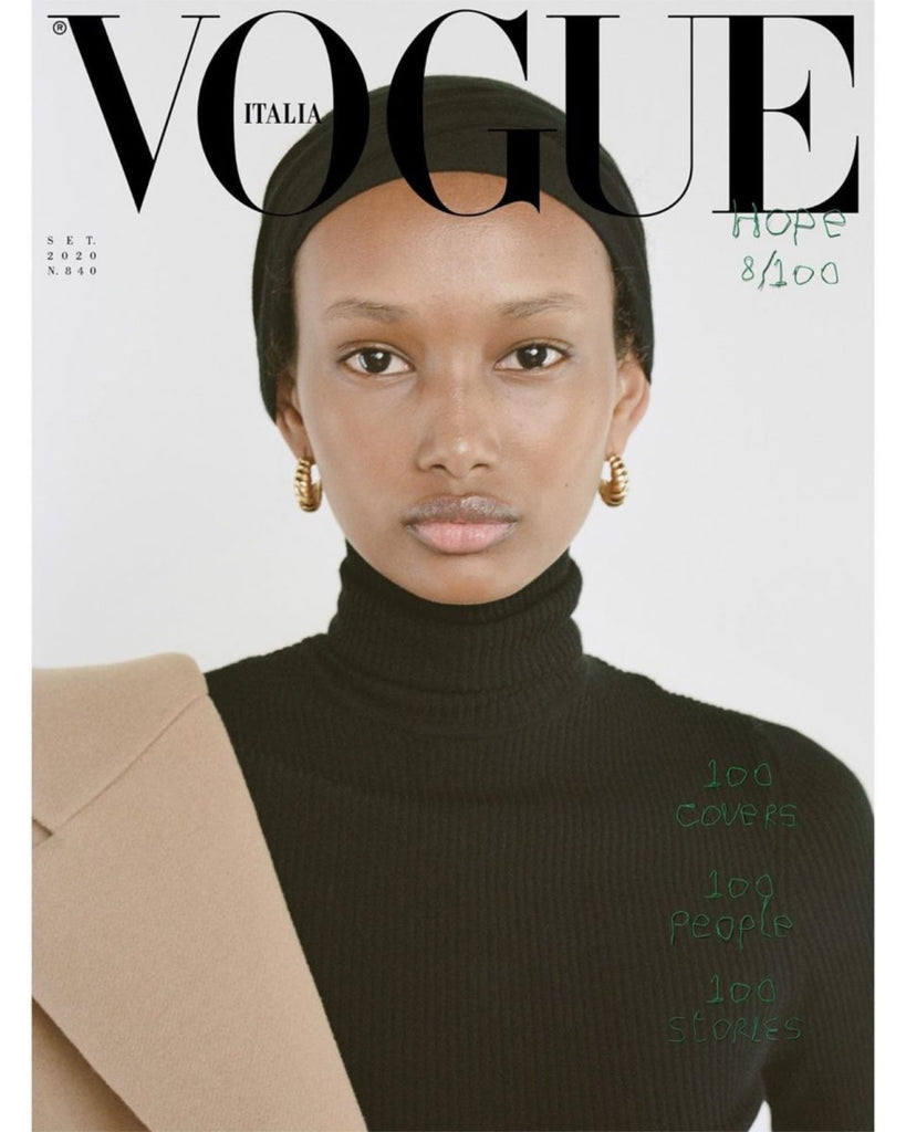 Vogue Italia Magazine September 2020 UGBAD ABDI Cover 8 of 100 New
