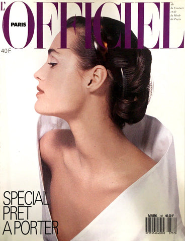 L'Officiel Paris Magazine February 1988 #737 YASMIN LE BON Pret A Porter
