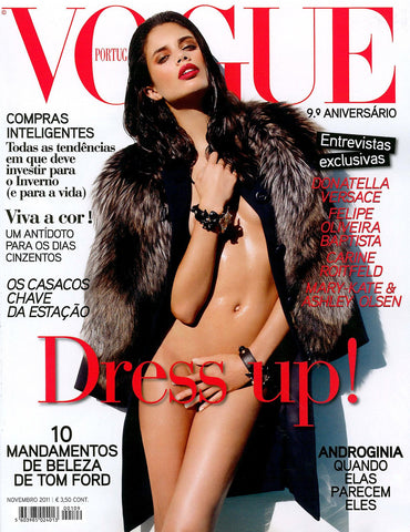 VOGUE Magazine Portugal ANNIVERSARY November 2011 SARA SAMPAIO Jani Gabriel