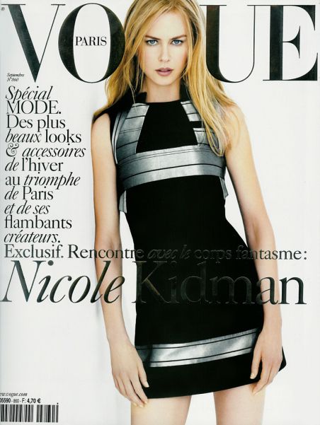 VOGUE Magazine Paris September 2005 NICOLE KIDMAN Natasha Poly KATE MOSS Gemma Ward