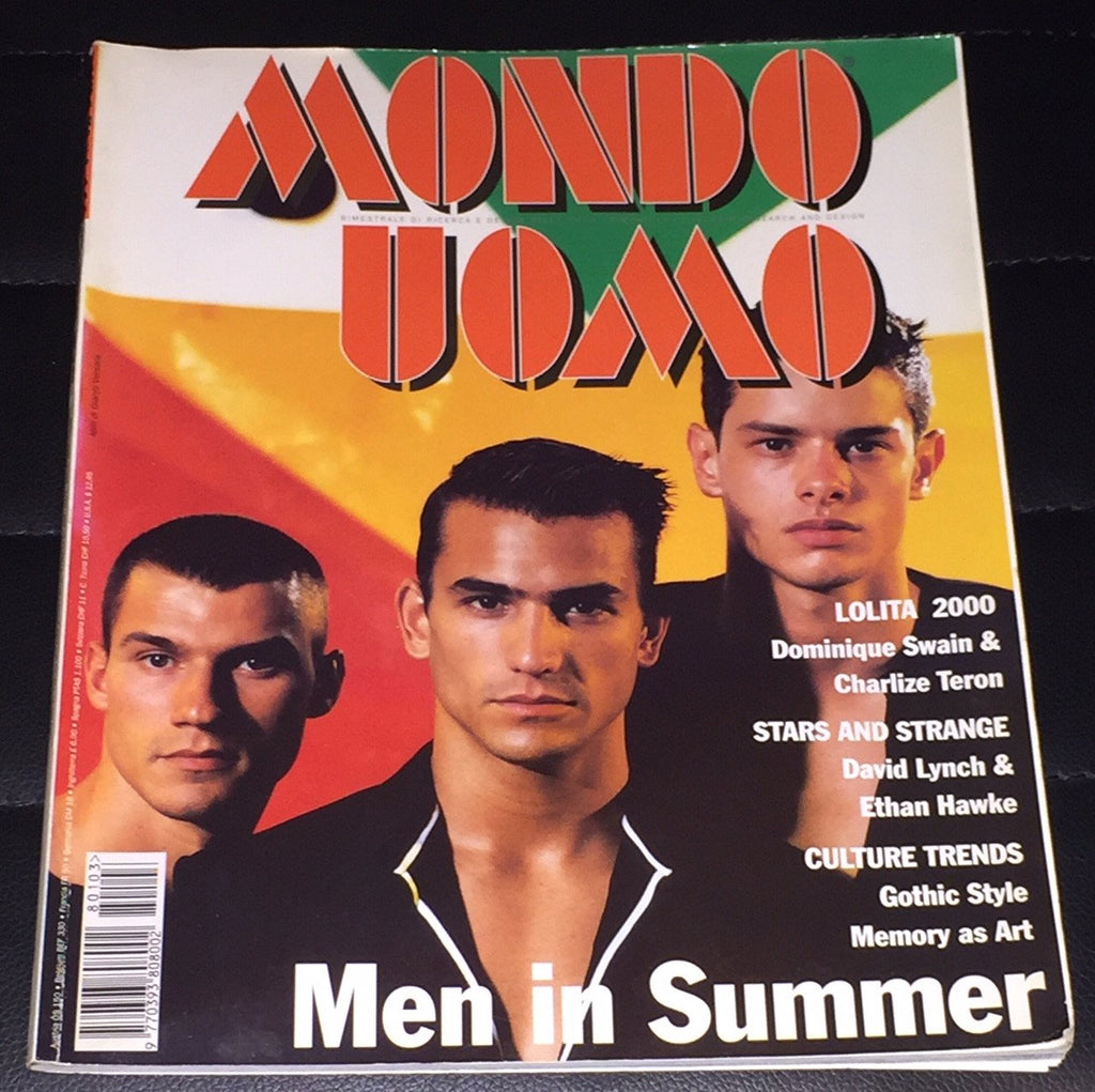 MONDO UOMO Magazine May 1998 MATT DILLON Gabriel Aubry ETHAN HAWKE