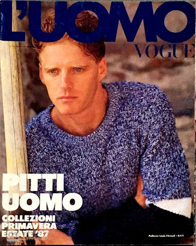 L'UOMO VOGUE Magazine Supplement 1987 PITTI UOMO Piero Gemelli FABRIZIO GIANNI