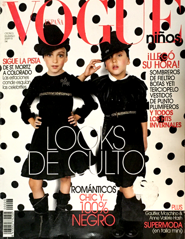 VOGUE Ninos SPAIN BAMBINI Kids Children Magazine Fall Winter 2009