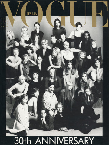 VOGUE Magazine Italia October 1994 Anniversary TURLINGTON McMenamy BELLUCCI
