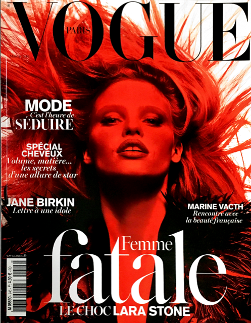 VOGUE Paris Magazine March 2014 LARA STONE Karlie Kloss NATASHA POLY A
