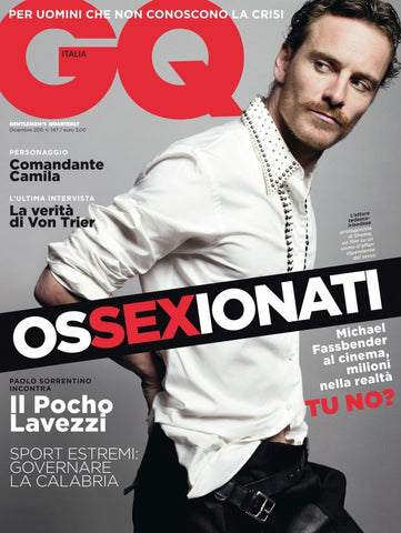 GQ Italia Magazine 2011 MICHAEL FASSBENDER Ezequiel Lavezzi ANNIKA STENVALL Scianna