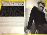 L'UOMO Vogue Magazine October 1995 JUDE LAW Iggiy Pop SKEET ULRICH Stella Tennant