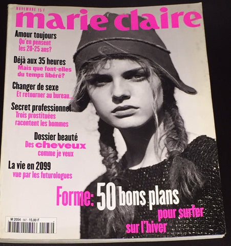 MARIE CLAIRE France Magazine December 2000 ALZEBETA SYROVATKOVA Jenny Knight - magazinecult