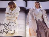 ELLE Italia Magazine February 1989 ROBERTA CHIRKO Claudia Schiffer OLIVIERO TOSCANI - magazinecult