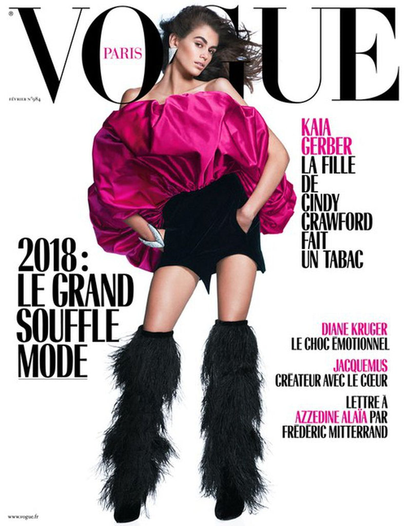 VOGUE Magazine Paris February 2018 KAIA GERBER Diane Kruger MICA ARGANARAZ Edita