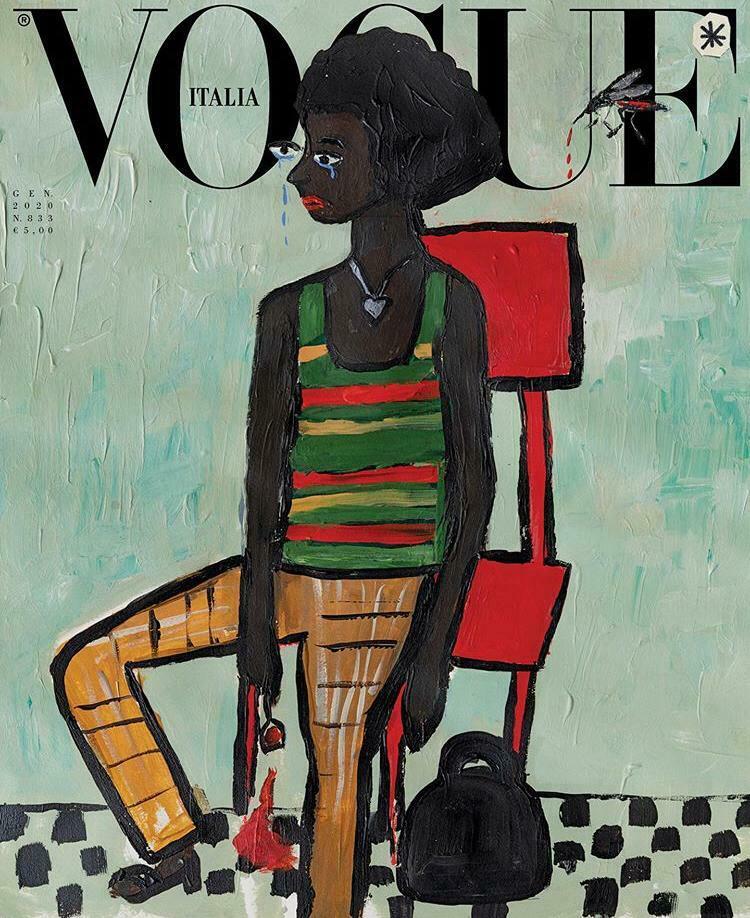 Vogue Italia Magazine January 2020 Cassi Namoda featuring Ambar Cristal Zarzuela