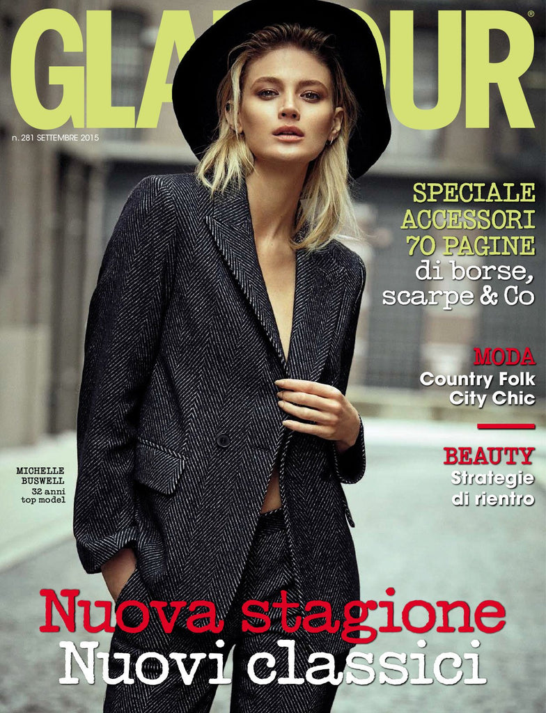 GLAMOUR Magazine Italia September 2015 MICHELLE BUSWELL Edie Campbell MARGARYTA SENCHYLO Sarah Gadon