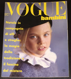 Vintage VOGUE BAMBINI Kids Children Enfant Fashion ITALIA Magazine December 1990 - magazinecult