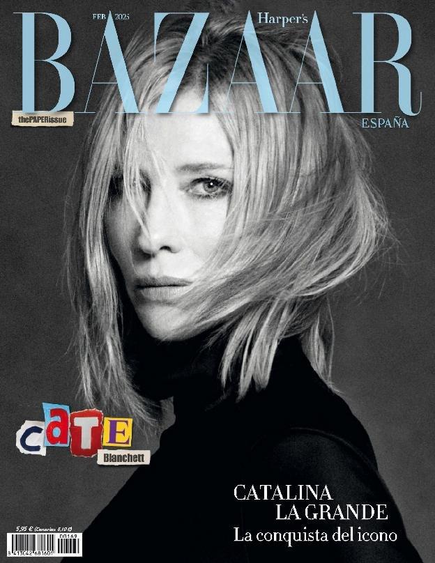 HARPER'S BAZAAR Magazine Spain February 2025 CATE BLANCHETT Yasmin Warsame